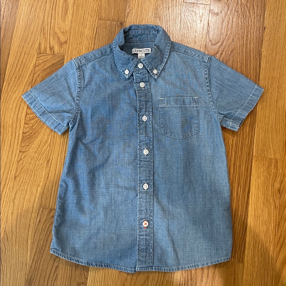 Crewcuts Chambray Button-Up Shirt